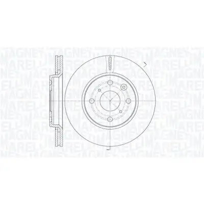 Rebajas Disco de freno MAGNETI MARELLI 361302040124